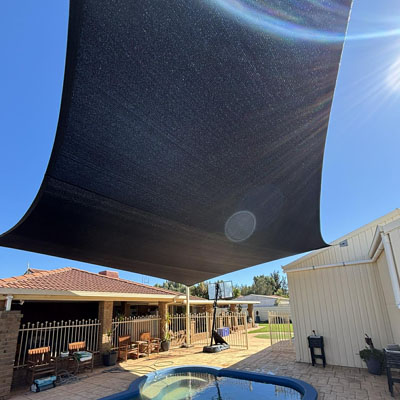 Custom Shade Sails for Mackay and Surrounding Areas - Pool shade sail